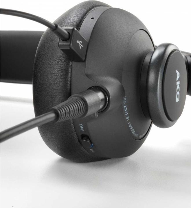 Immagine prodotto AKG Tipo chiuso che copre l'intero orecchio. Cuffie wireless K371 BT (Nessuna soppressione del rumore, 40 h, Senza fili)