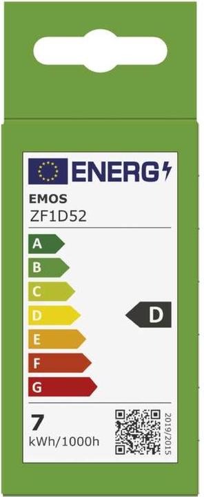 Energy Label Emos LED lamp Filament Mini Globe (E14, 7 W, 1055 lm, 1 x, D)