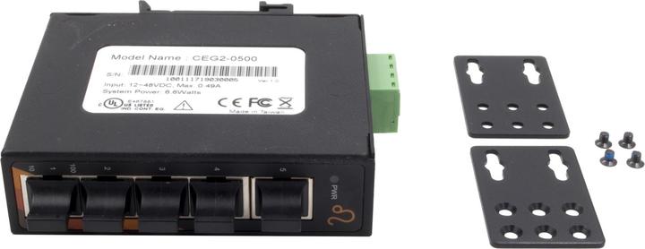 Productafbeelding Exsys GmbH 5-Port Ethernet Switch -5*10/100/1000Tx, compact (5 Havens)