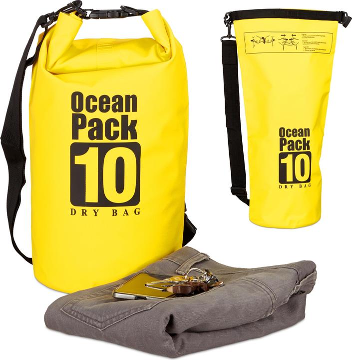 Relaxdays 10 L Waterproof Dry Bag (10 l)
