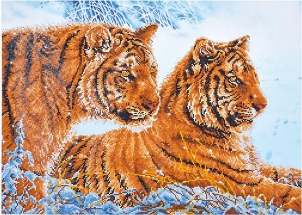 Produktbild Diamond Dotz 71 x 51 cm - Tigre i sne