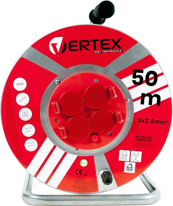 Image du produit Vertex Câble de rallonge (50 m, 2.50 mm²² mm)