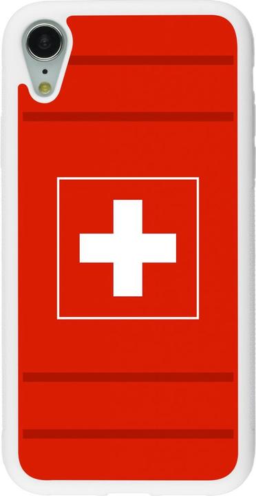 Actual product image PhoneLook Cover silicone white Euro 2020 Switzerland (Apple iPhone XR)