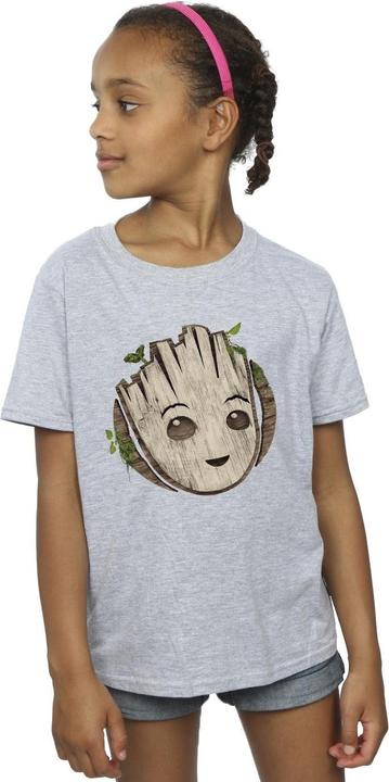 Immagine prodotto I Am Groot Wooden Head Maglietta Ragazze (140, 146)