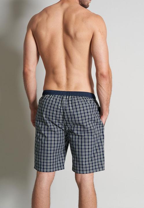 Immagine prodotto Tom Tailor Pantaloni da riposo da uomo Bermuda con bottone sul cavallo Plaid (50)