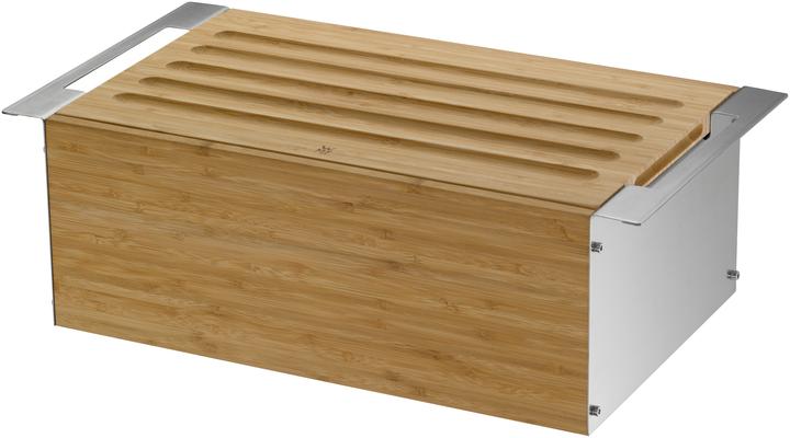 Produktbild WMF Brotkasten Brotbox mit abnehmbarem Schneidbrett 43x25x15cm Bambus Gourmet