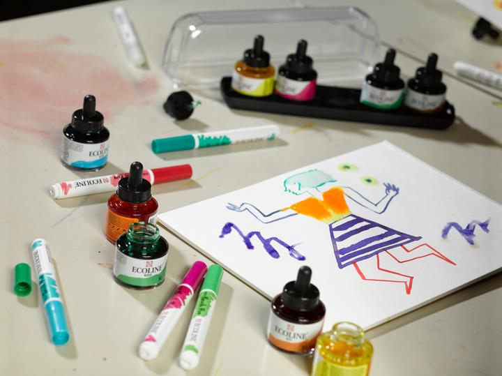 Produktbild Talens Deckfarbe Ecoline 30ml (Rotbraun, 30 ml)