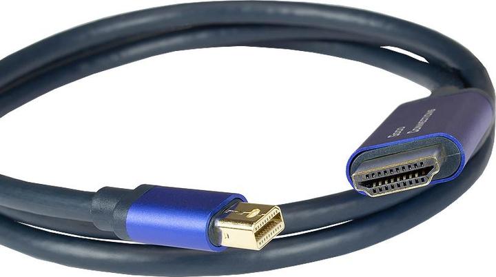 Image du produit Good Connections GC 4844-SF030B Mini DP 1.4 vers HDMI 2.0 A mâle 4Ka60Hz 3 m bleu (3 m, HDMI)