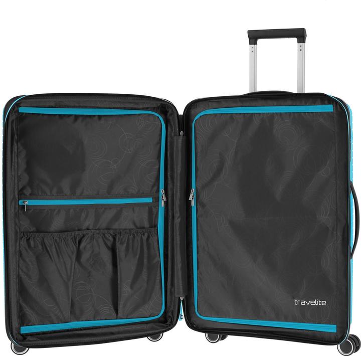 Immagine prodotto Travelite Set di valigie Orbita a 4 ruote 3 pezzi con piega elastica (208 l, XL (da 115l))