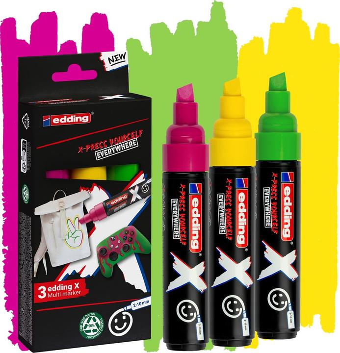 Actual product image Edding 6900 X Multimarker set of 3 (Candy Colour, 10 mm, 3 x)