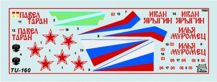 Image du produit Carson 1:144 TU-160 Bombardier Rus.Sup. BlackJack WA