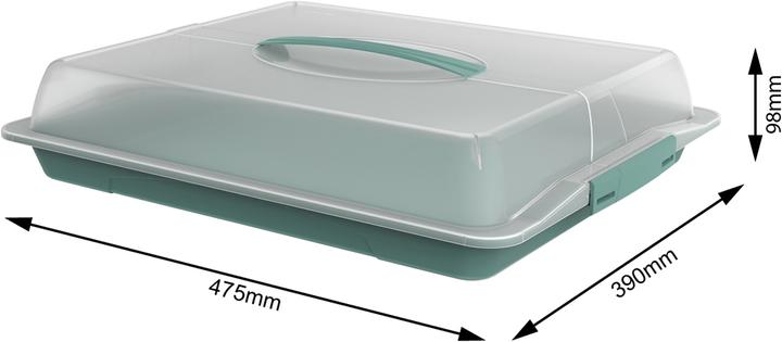 Image du produit Rotho Récipient de stockage John 12 l, vert/transparent
