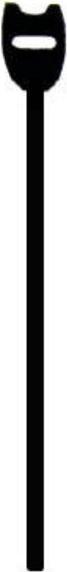 Produktbild Fastech ETK-7-2 Strap, schwarz, 7x200mm (Klettkabelbinder, 200 mm, 10 Stk.)
