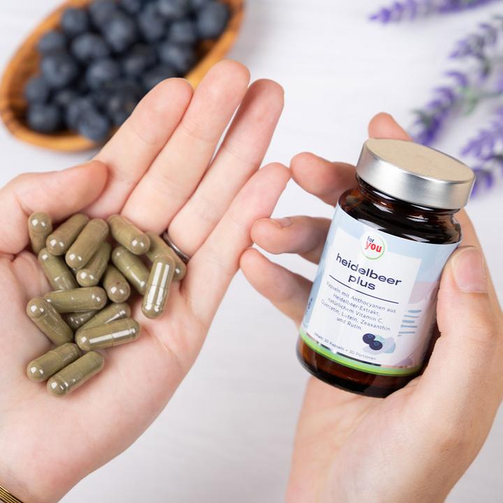 Image du produit For You myrtille plus (30 pièce(s), Capsules)