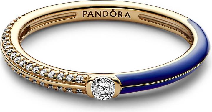 Immagine prodotto Pandora ME Anello doppio pavé e blu (52)