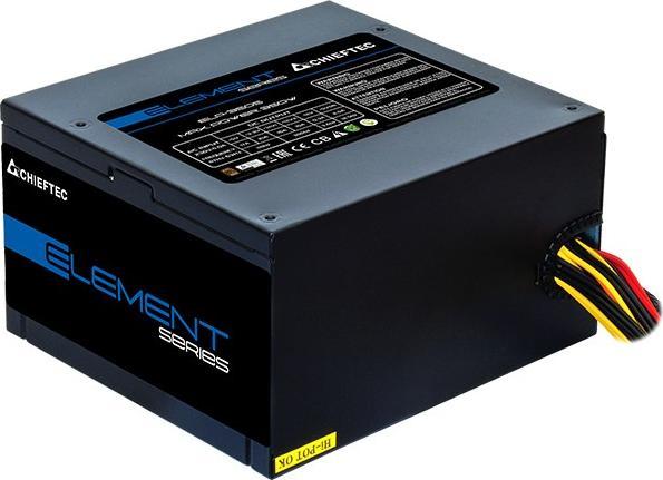 Actual product image Chieftec ELP-600S power supply unit 20+4 pin ATX PS/2 Black (600 W)