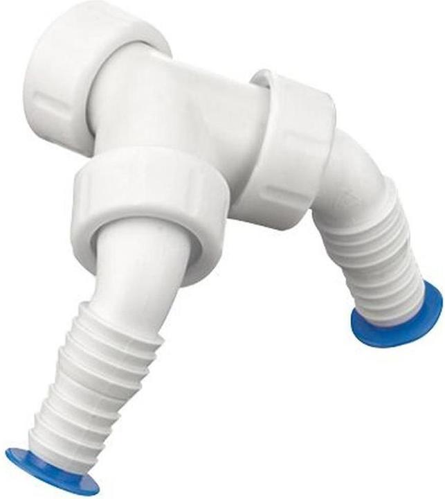 Produktbild Haas & sohn PP - Doppeltülle für Siphon Geräteanschluss Weiche 1' Zoll (1")
