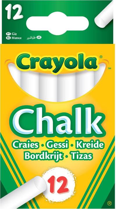 Actual product image Crayola Chalk (White, 12 x)