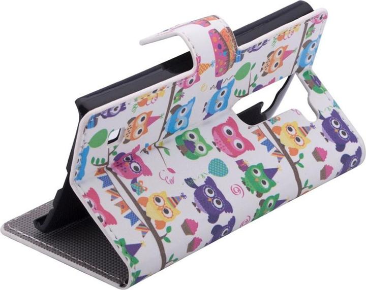 Produktbild König Design Handyhülle Tasche für Handy LG Spirit Bunte Eulen Party (LG Spirit C70)