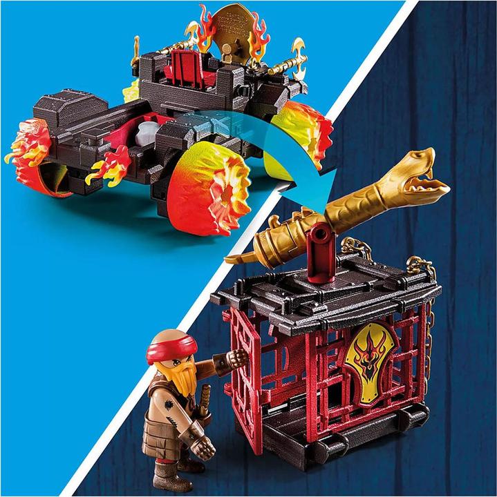 Produktbild Playmobil Burnham Raiders - Feuerkampfwagen (71299, Playmobil Novelmore)
