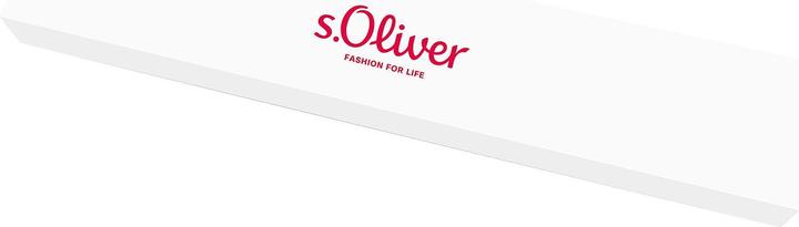 Produktbild S.Oliver Armschmuck für Herren, Stainless Steel, Achat (18.50 cm, Edelstahl)