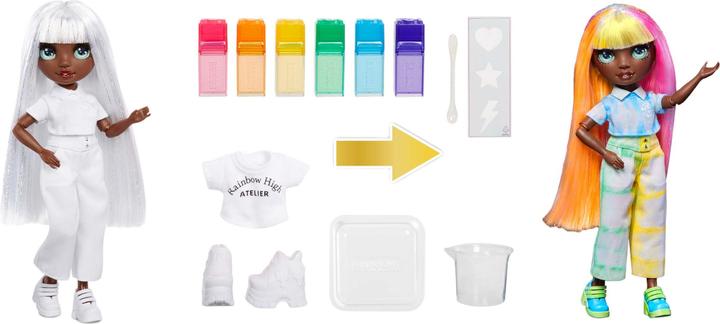Actual product image MGA Rainbow High Water Color Dolls Green Eyes