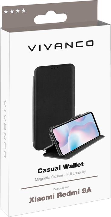 Immagine prodotto Vivanco Portafoglio casual Xiaomi Redmi 9A / 9C, nero (Xiaomi Redmi 9A)