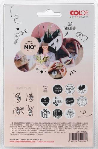 Produktbild Colop Stempel Little NIO Set sellos espana, 10-teilig