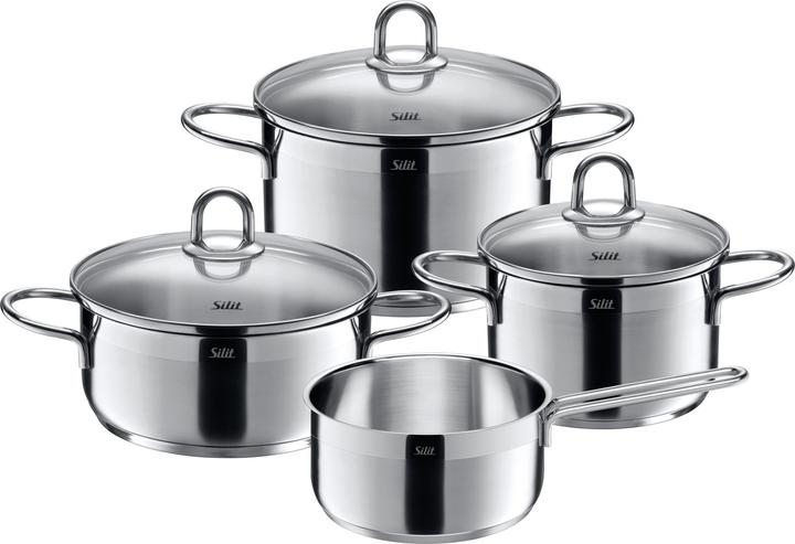 Actual product image Silit Diamond 4 pcs. (20 cm, Pot, Stainless steel)