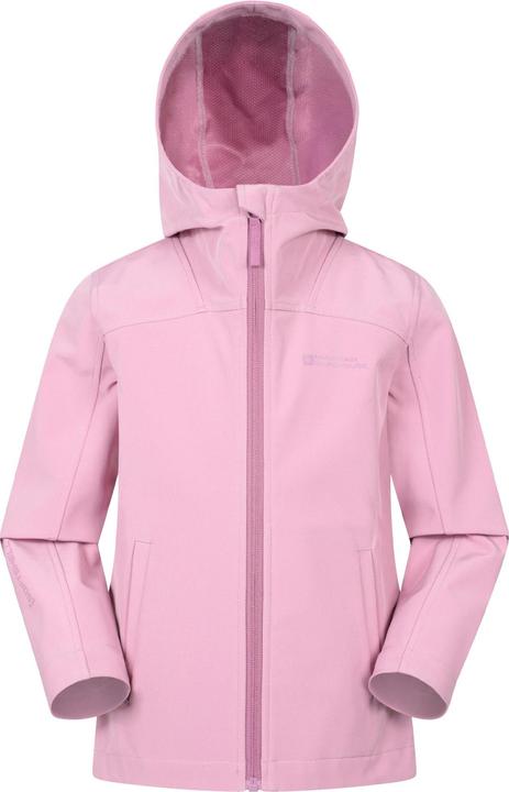 Actual product image Mountain Warehouse Childrens/Kids Retreat Lightweight Soft Shell Jacket (146, 152)