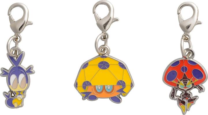 Pokémon Pokemon Center - Blipbug, Dottler, Orbeetle Schlüsselanhänger - 3 Stück