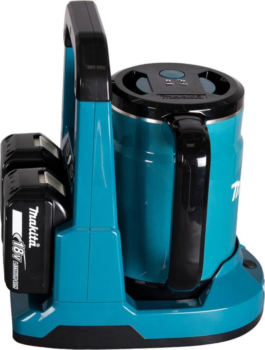 Produktbild Makita DKT 360 CM2 Akku Wasserkocher 36 V ( 2x 18 V ) 0,8 L + 2x Akku 4,0 Ah + Doppelladegerät (0.80 l)