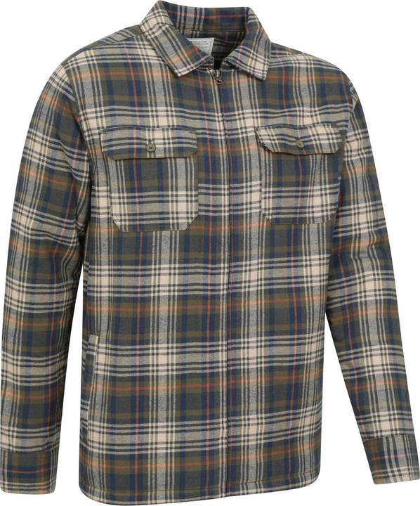 Actual product image Mountain Warehouse Mens Stream II Flannel Lined Shirt (XL)