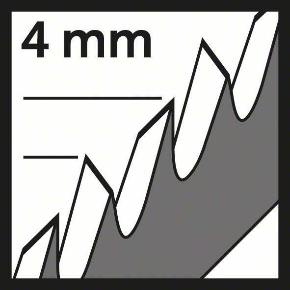 Image du produit Bosch Professional Zubehör Lame de scie sauteuse PRO Wood precise T144DP, 100 mm, 5 pcs.