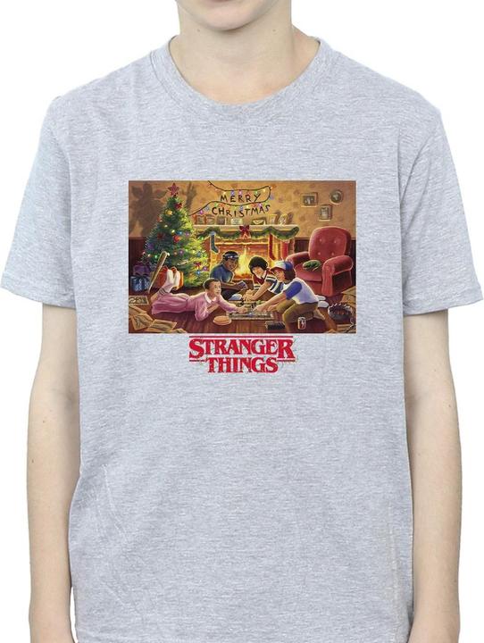 Immagine prodotto Netflix Stranger Things Christmas Gathering Maglietta Ragazzi (152, 158)