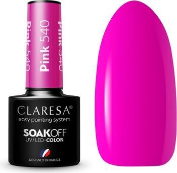 Image du produit Claresa Soak Off Uv/Led Pink Gel Polish 540 5G (Pink, Vernis semi-permanent)