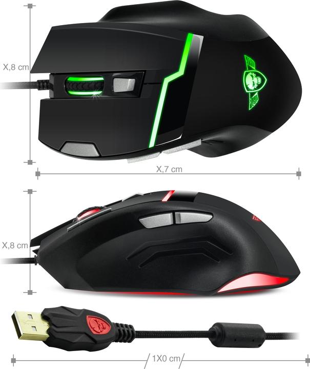 Immagine prodotto Spirit Of Gamer Elite M10 Pack (Cablato)