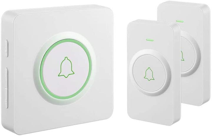 Avantek Campanello senza fili con due trasmettitori (Senza fili)