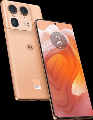 Actual product image Motorola Edge 50 Ultra (1000 GB, Peach Fuzz, 6.67", Dual SIM, 64 Mpx, 5G)