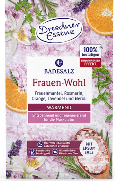 Dresdner Essenz Badesalz Disp Frauen Wohl 12 Stück (Badesalz)