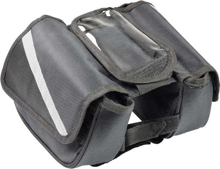 Dunlop Torba / sakwa rowerowa na ramę (Czarny) (Rahmentasche)