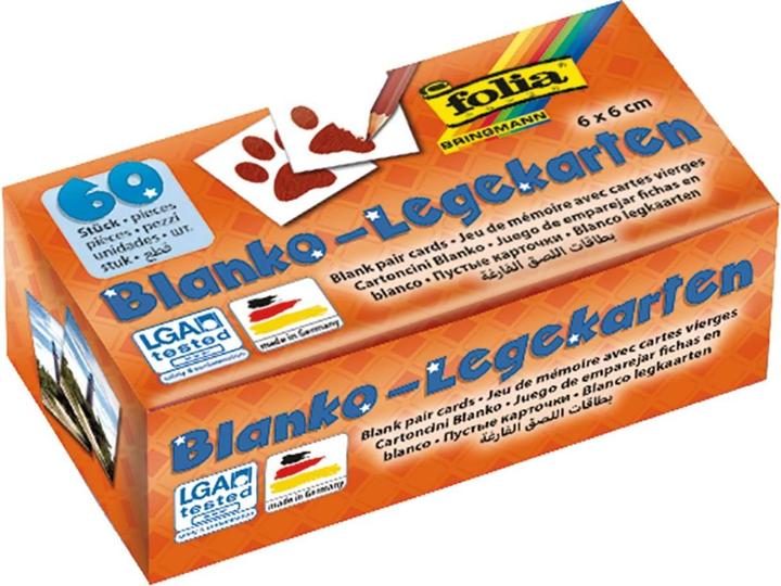 Produktbild Folia Blanko Legekarten