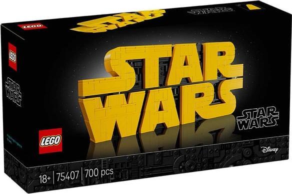 Actual product image LEGO Star Wars™ logo made from bricks (75407, LEGO Star Wars)