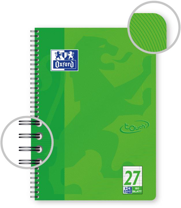 Produktbild Oxford TOUCH - Collegeblock (A4, Liniert, Weicher Einband)