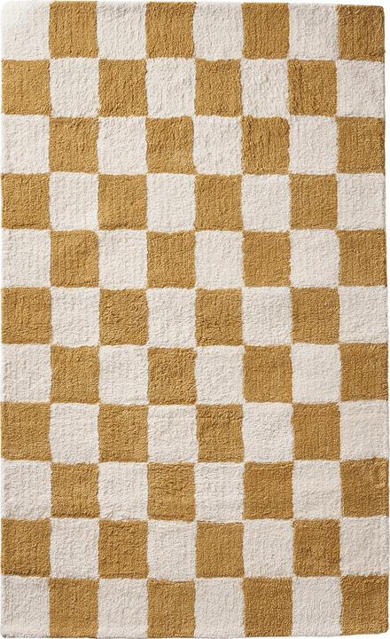 Actual product image Vertbaudet Children's room rug DACKEL with chequerboard pattern (160 x 100 cm)