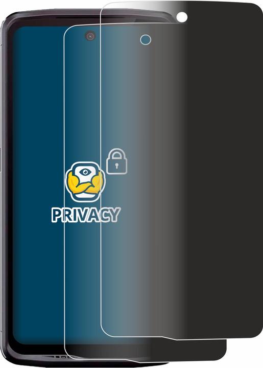 Produktbild BROTECT Sichtschutzfolie Anti-Spy Privacy Folie Blaulicht-Schutz (2 Stück, Crosscall Stellar X5)