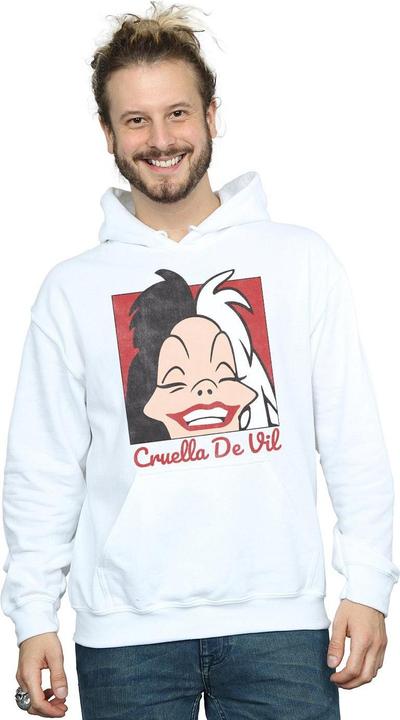 Produktbild Disney Cruella De Vil Cropped Head Kapuzenpullover (L)