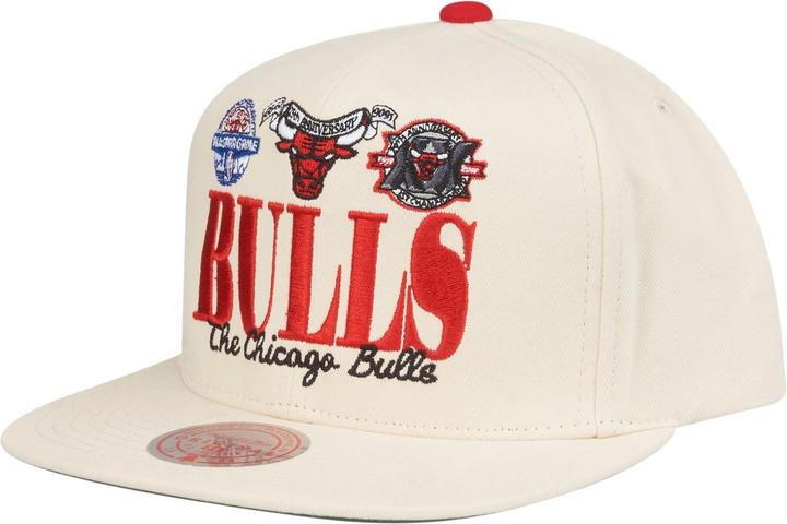 Mitchell & Ness Snapback Cap - RETRO FRAME Chicago Bulls (One Size)