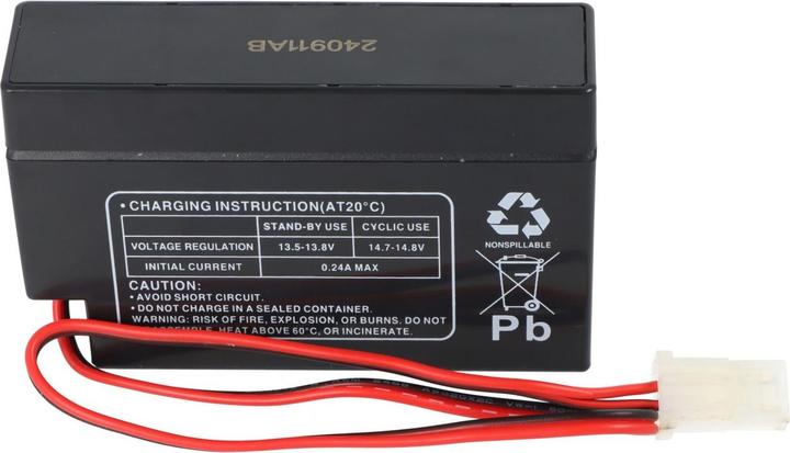 Produktbild Multipower Akku MP0.8-12AMP mit AMP Stecker Buchse (12V)