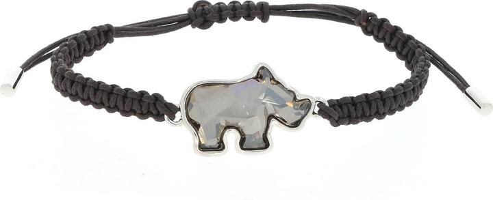 Produktbild Swarovski Armband Nashorn braun 5352842 (19 cm, Rhodiniert)